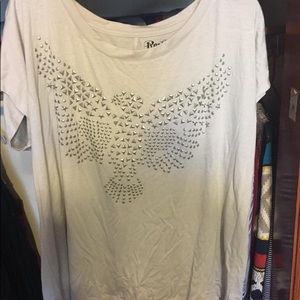 Wrangler top with eagle detailing